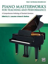 Piano Masterworks for Teaching and Performance piano sheet music cover